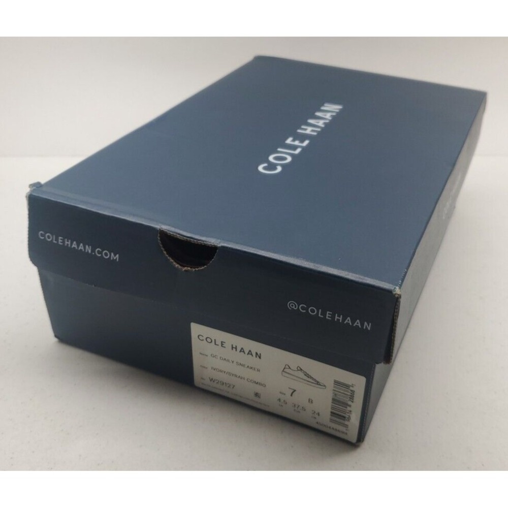 Cole Haan Women's GC Daily Lace Up Sneakers Sz 7B Ivory/Syrah W29127 New! - Picture 9 of 10